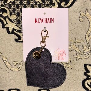 Black Heart Keychain